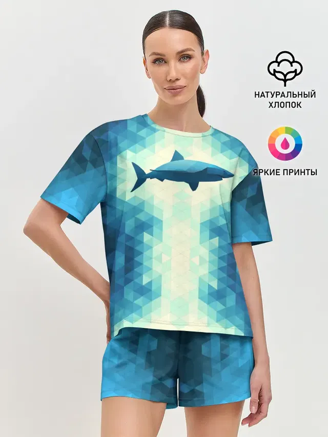 Женская пижама с шортами