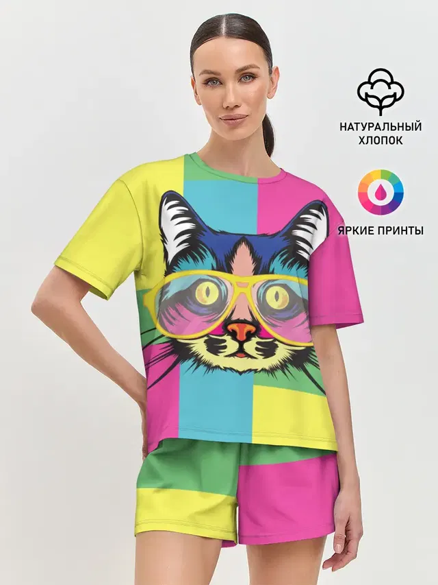 Женская пижама с шортами