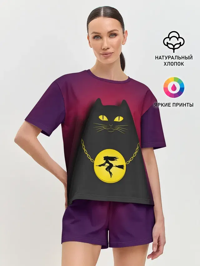 Женская пижама с шортами