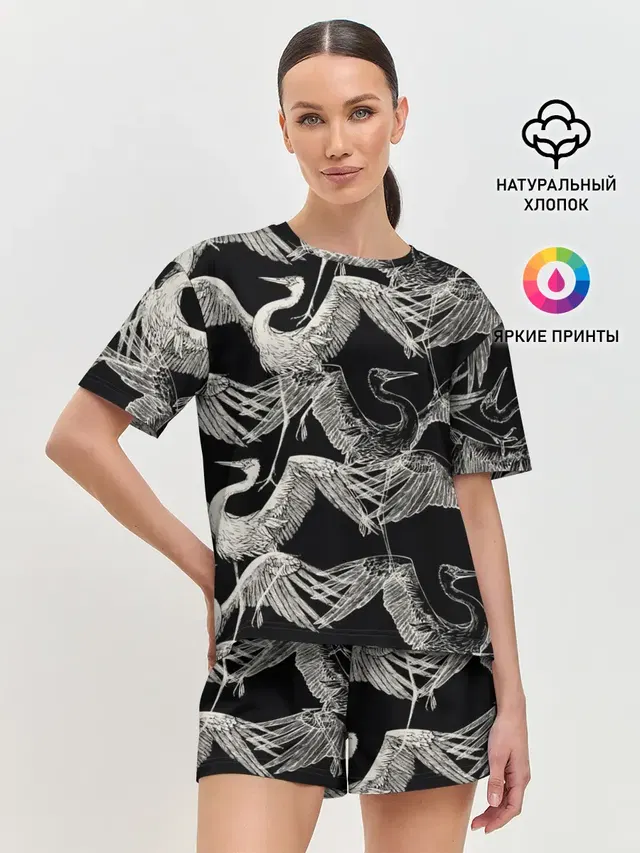 Женская пижама с шортами