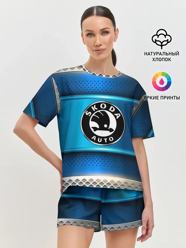 Женская пижама с шортами