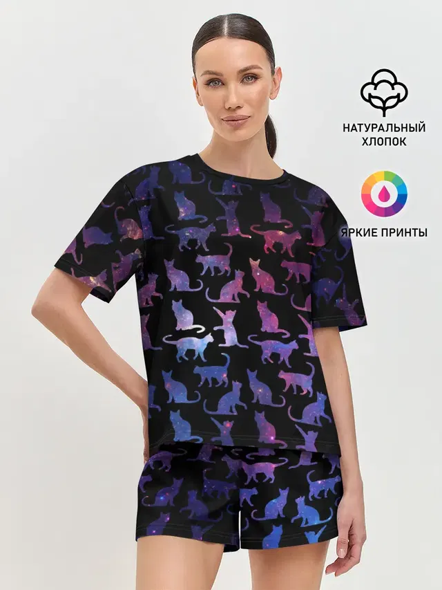 Женская пижама с шортами
