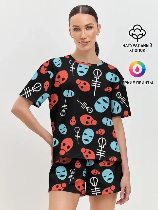 Женская пижама с шортами