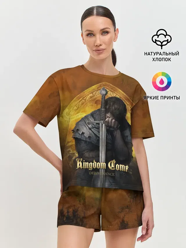 Женская пижама с шортами