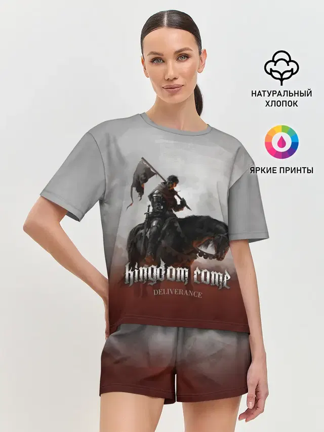 Женская пижама с шортами