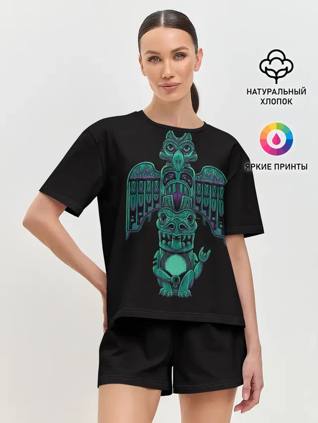 Женская пижама с шортами