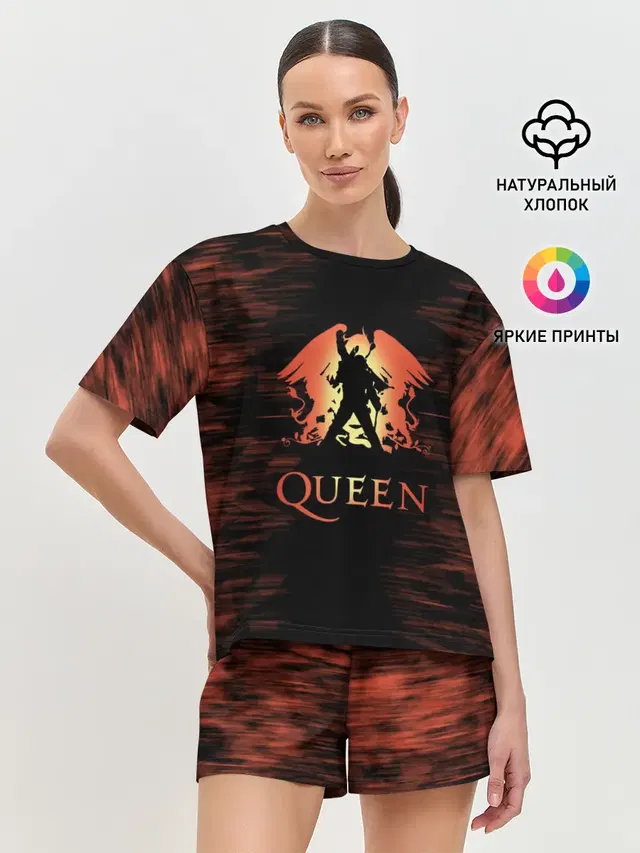 Женская пижама с шортами