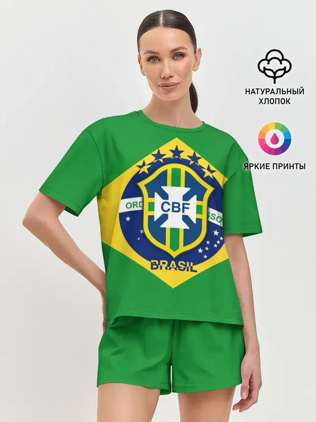 Женская пижама с шортами