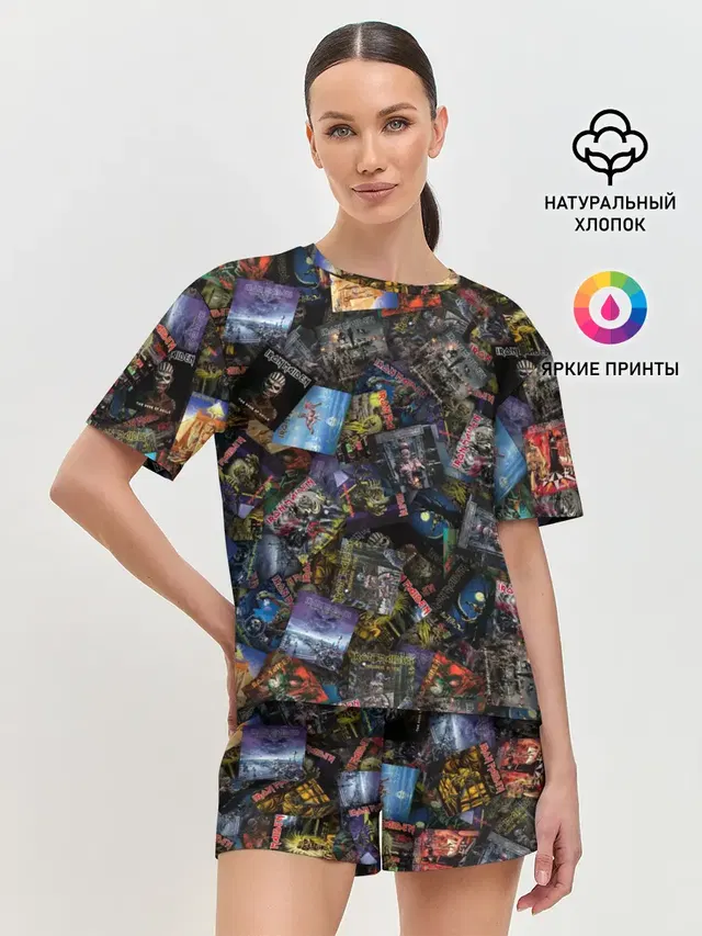 Женская пижама с шортами