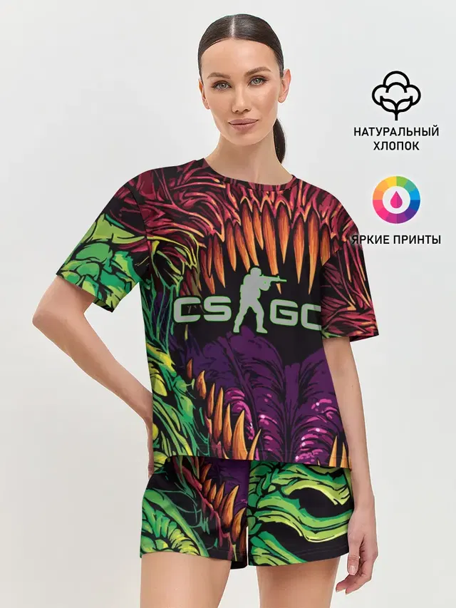 Женская пижама с шортами