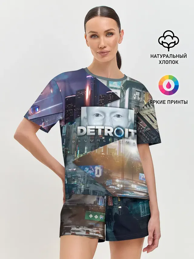 Женская пижама с шортами