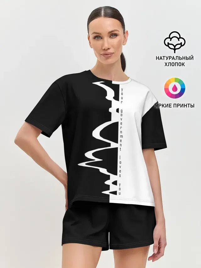 Женская пижама с шортами