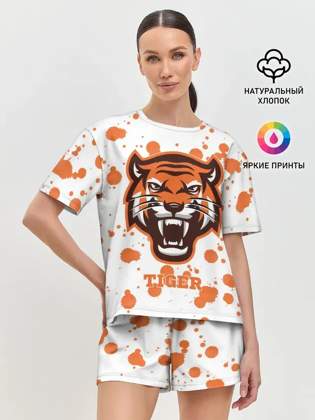 Женская пижама с шортами
