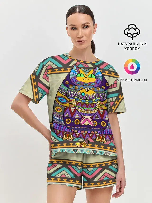 Женская пижама с шортами