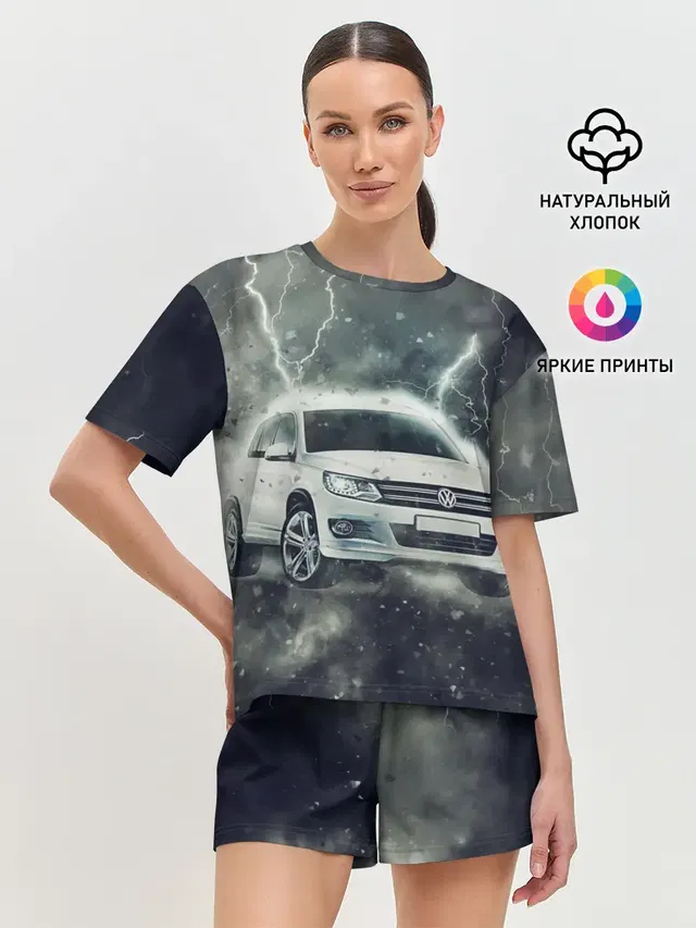 Женская пижама с шортами