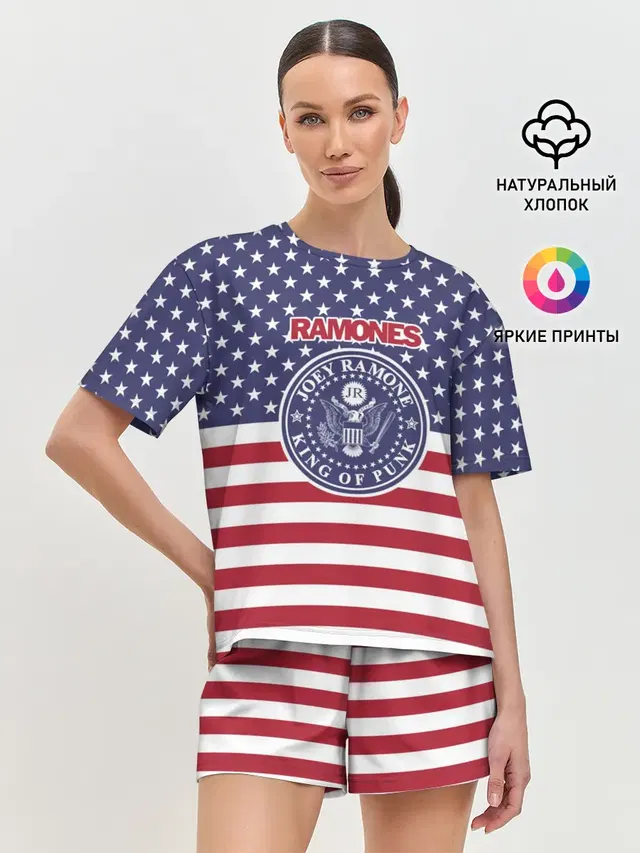 Женская пижама с шортами