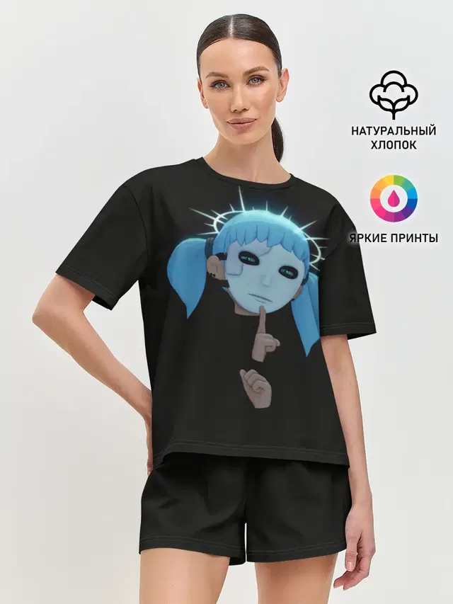 Женская пижама с шортами