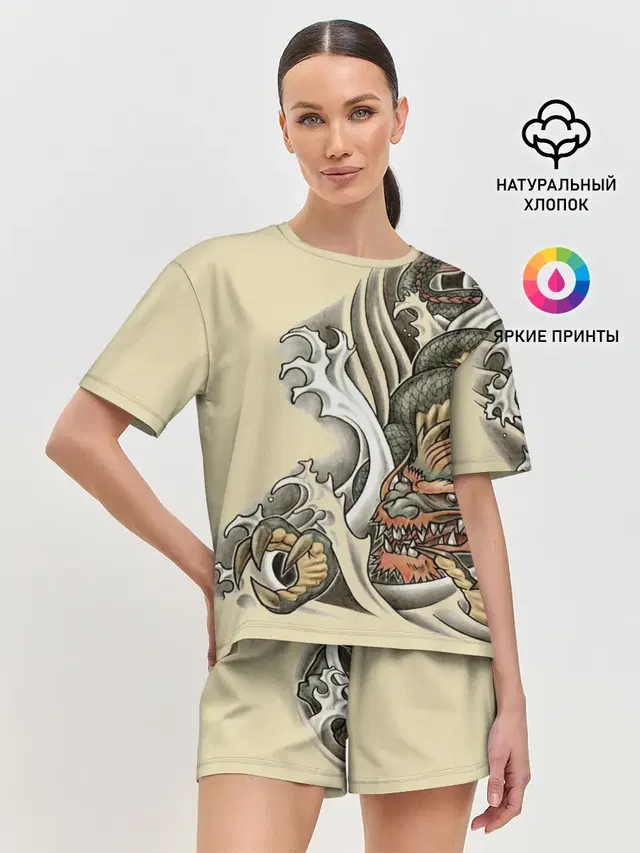Женская пижама с шортами