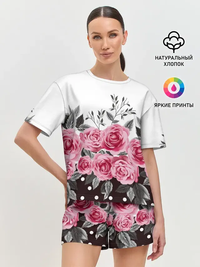 Женская пижама с шортами