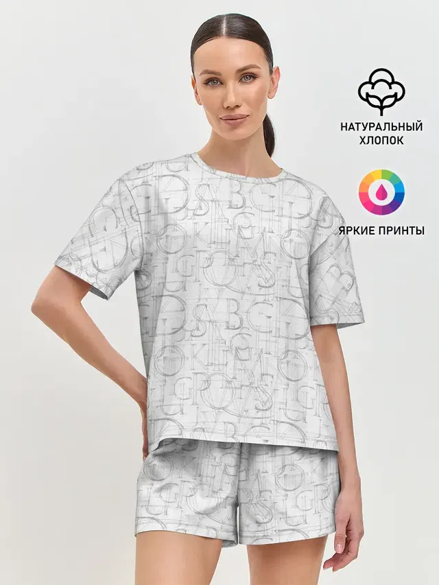Женская пижама с шортами