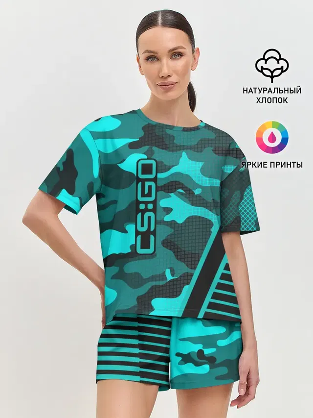 Женская пижама с шортами