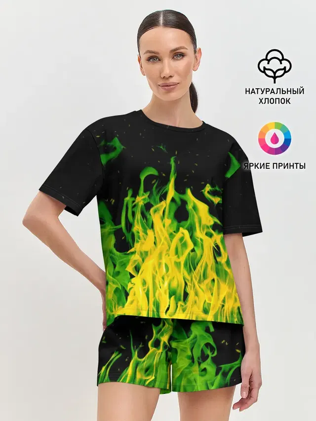 Женская пижама с шортами