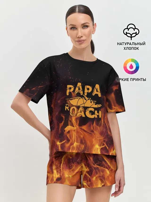 Женская пижама с шортами
