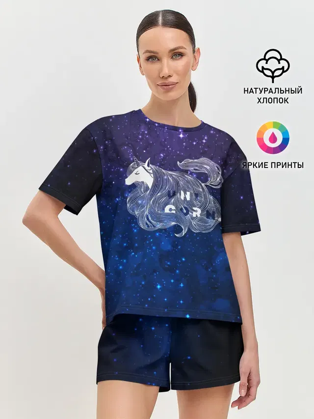 Женская пижама с шортами