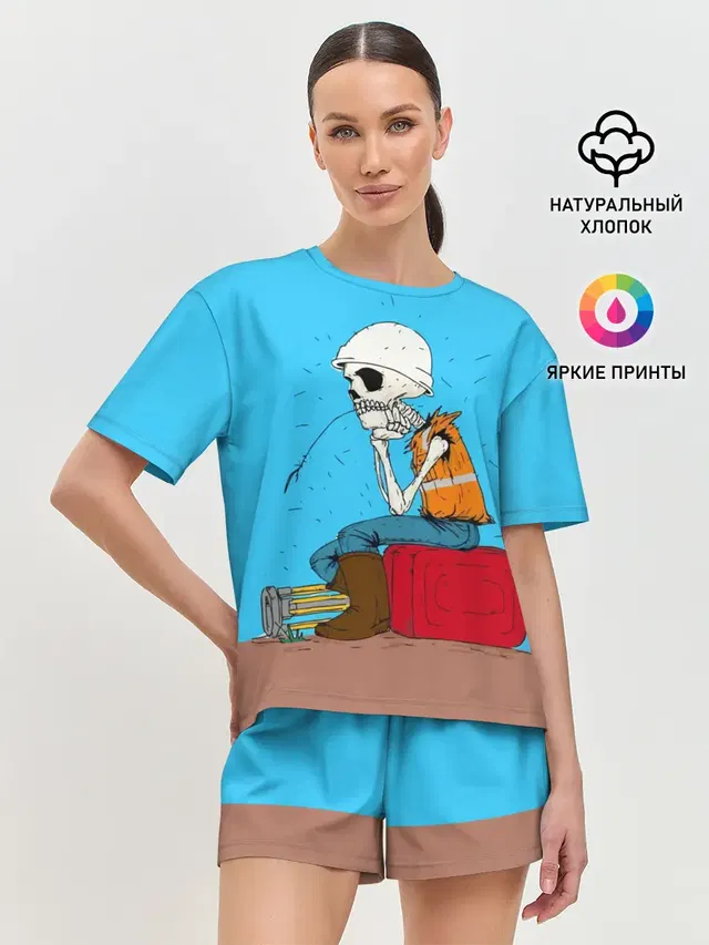 Женская пижама с шортами