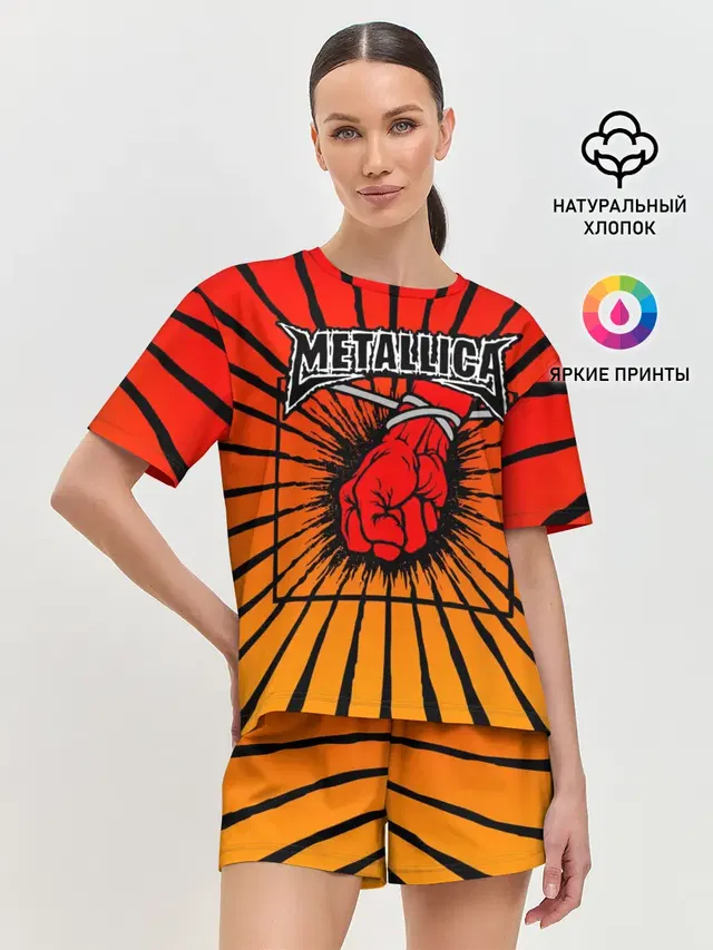 Женская пижама с шортами