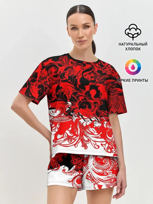 Женская пижама с шортами