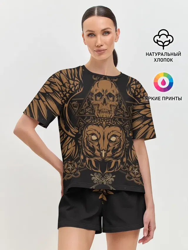 Женская пижама с шортами