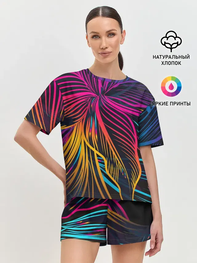 Женская пижама с шортами