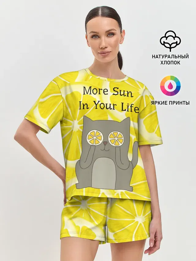 Женская пижама с шортами