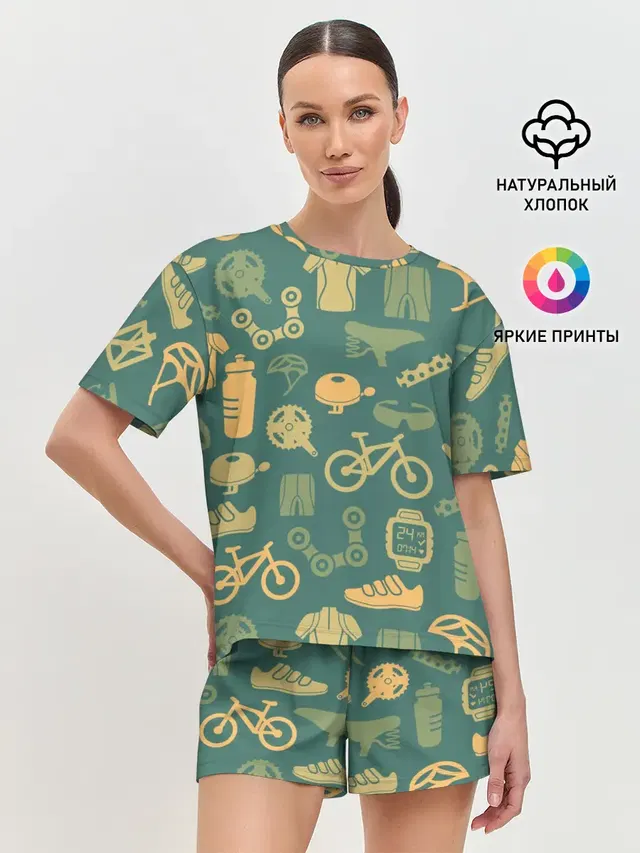 Женская пижама с шортами
