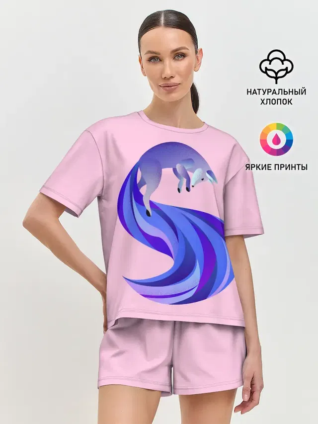 Женская пижама с шортами