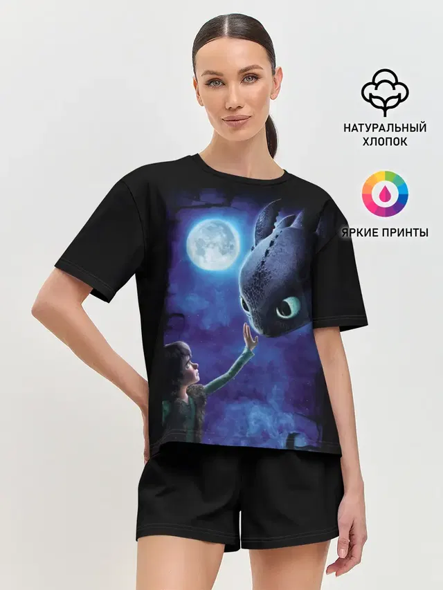 Женская пижама с шортами