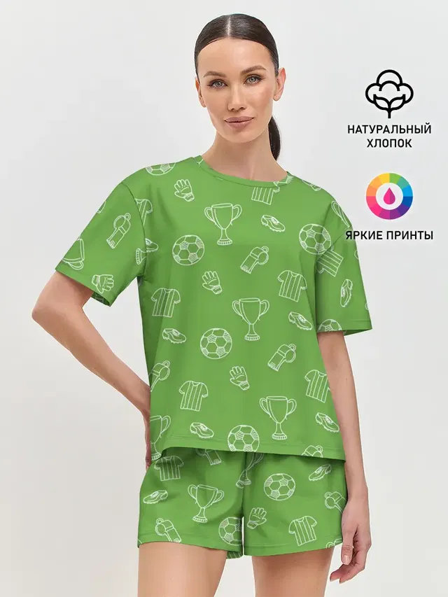 Женская пижама с шортами