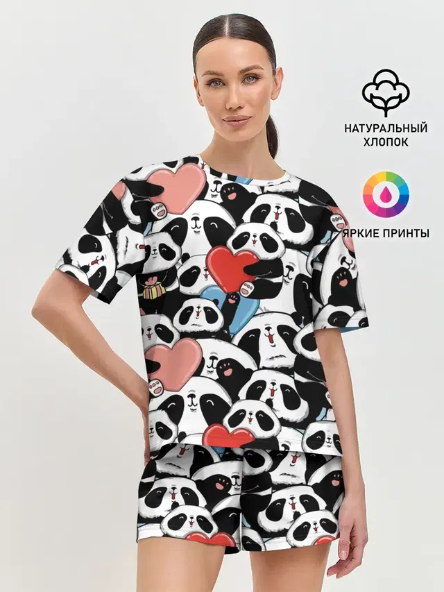 Женская пижама с шортами