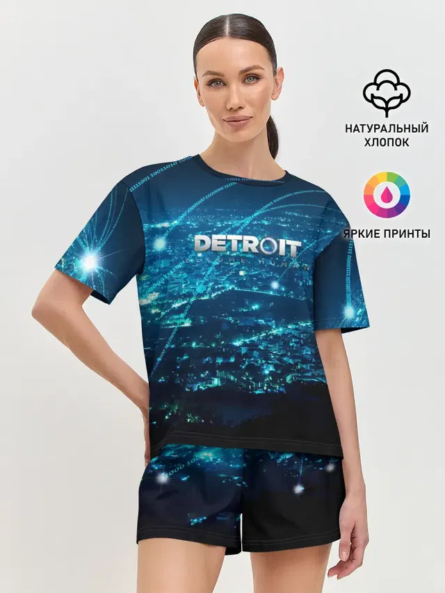 Женская пижама с шортами