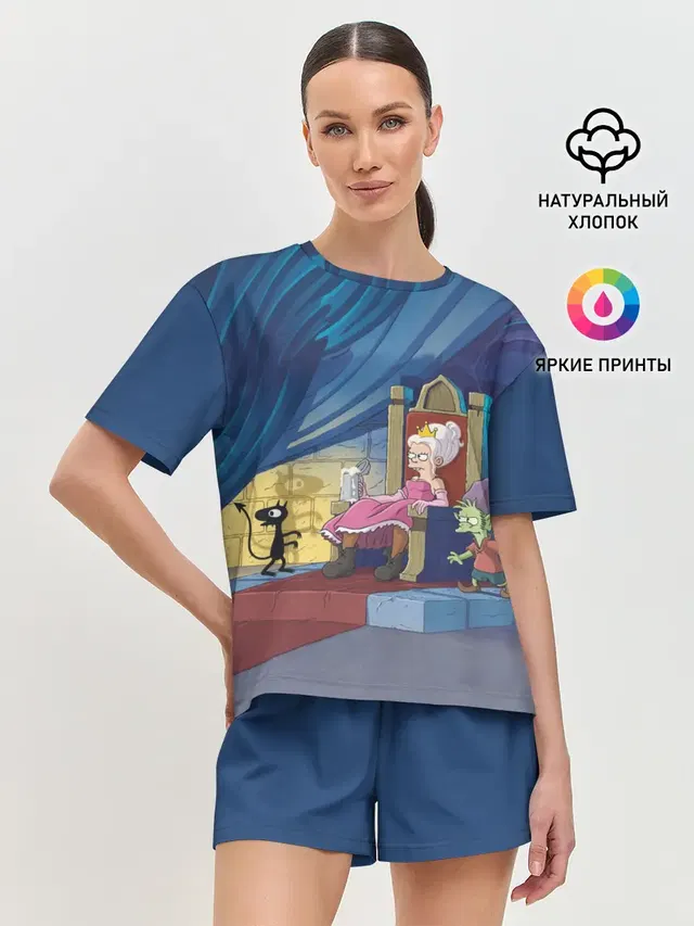 Женская пижама с шортами