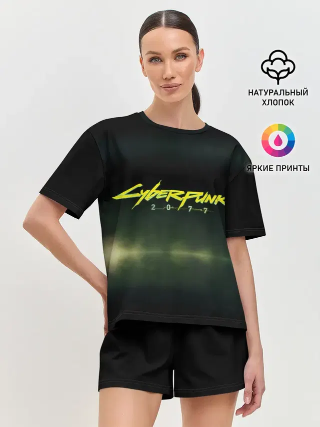Женская пижама с шортами