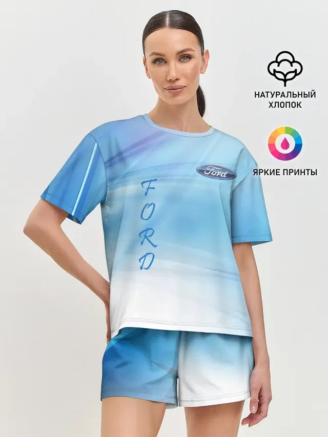 Женская пижама с шортами