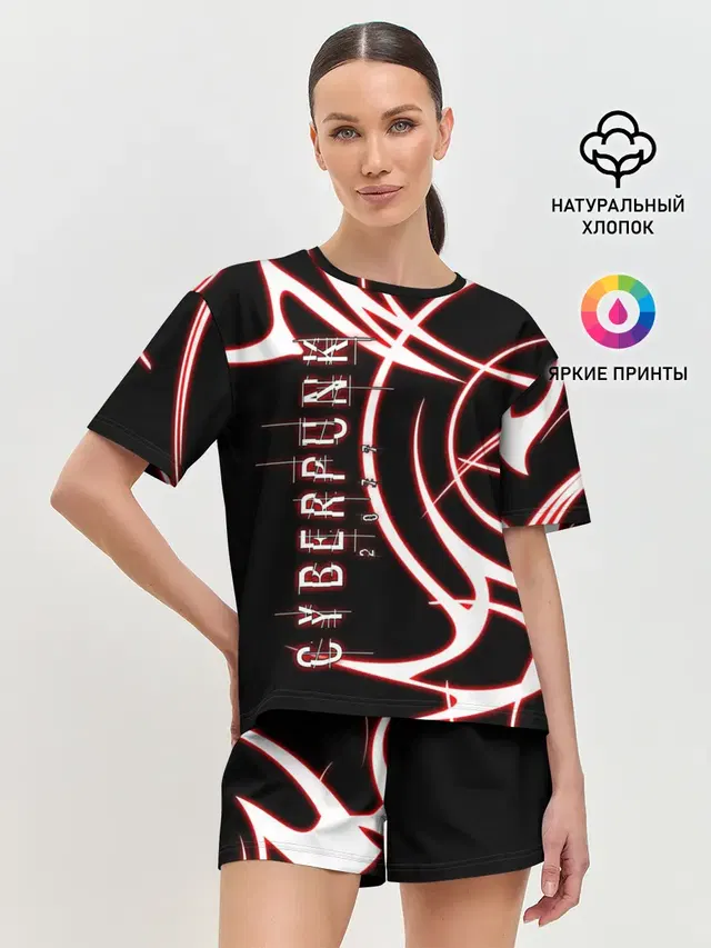 Женская пижама с шортами