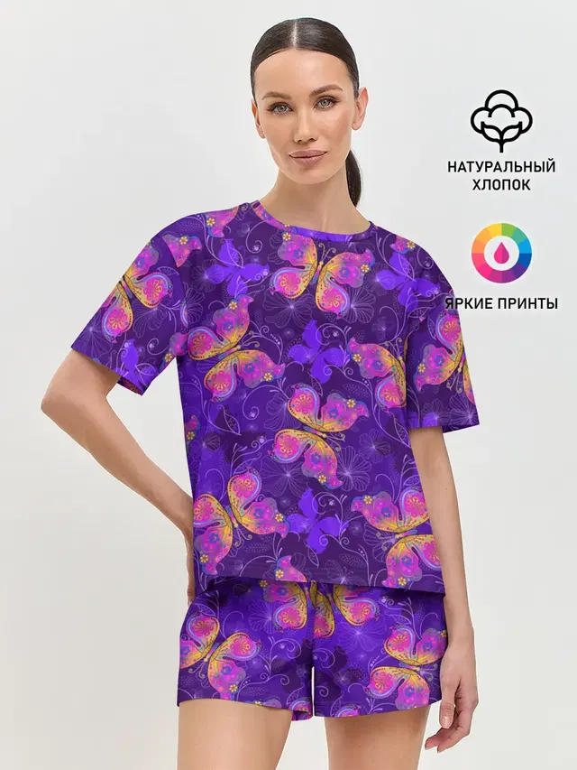 Женская пижама с шортами