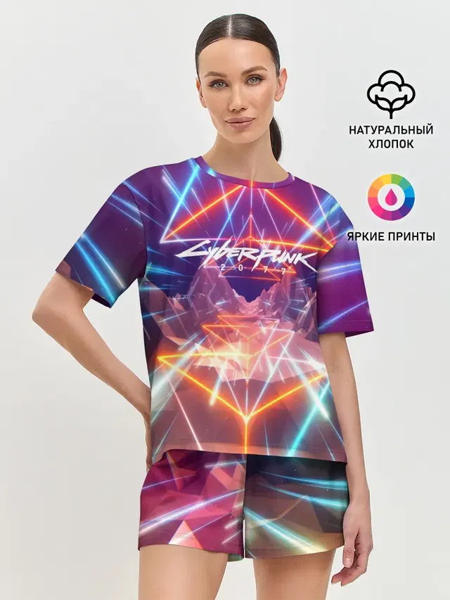 Женская пижама с шортами
