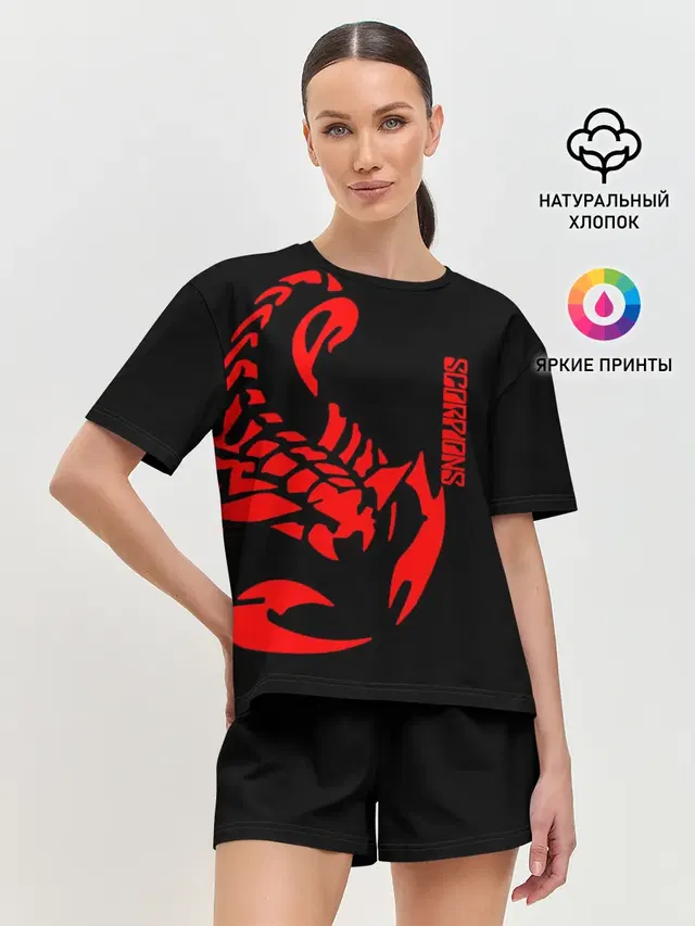 Женская пижама с шортами