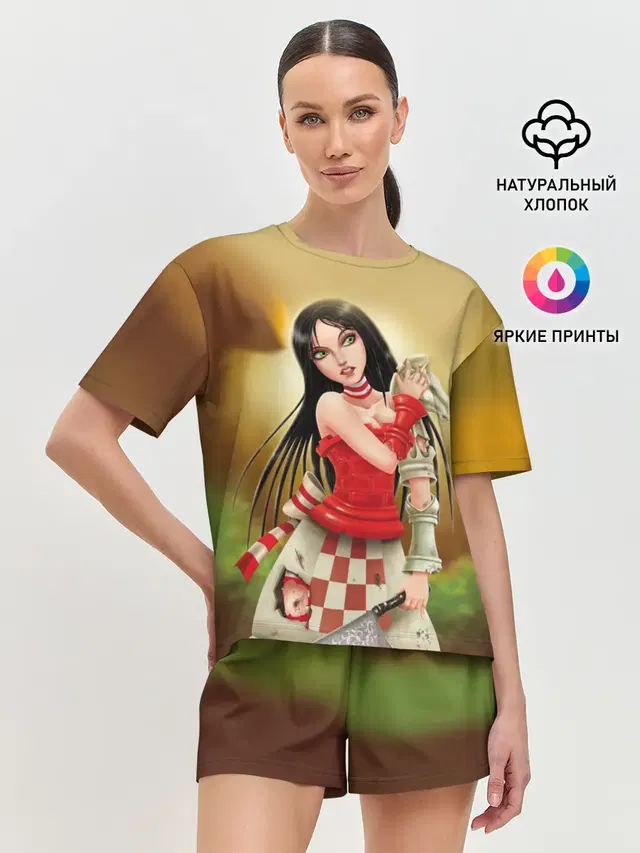 Женская пижама с шортами