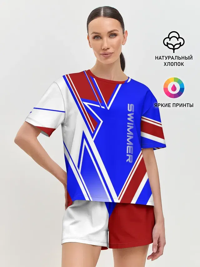Женская пижама с шортами