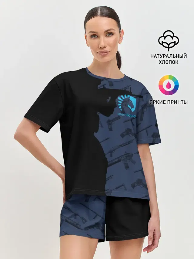 Женская пижама с шортами